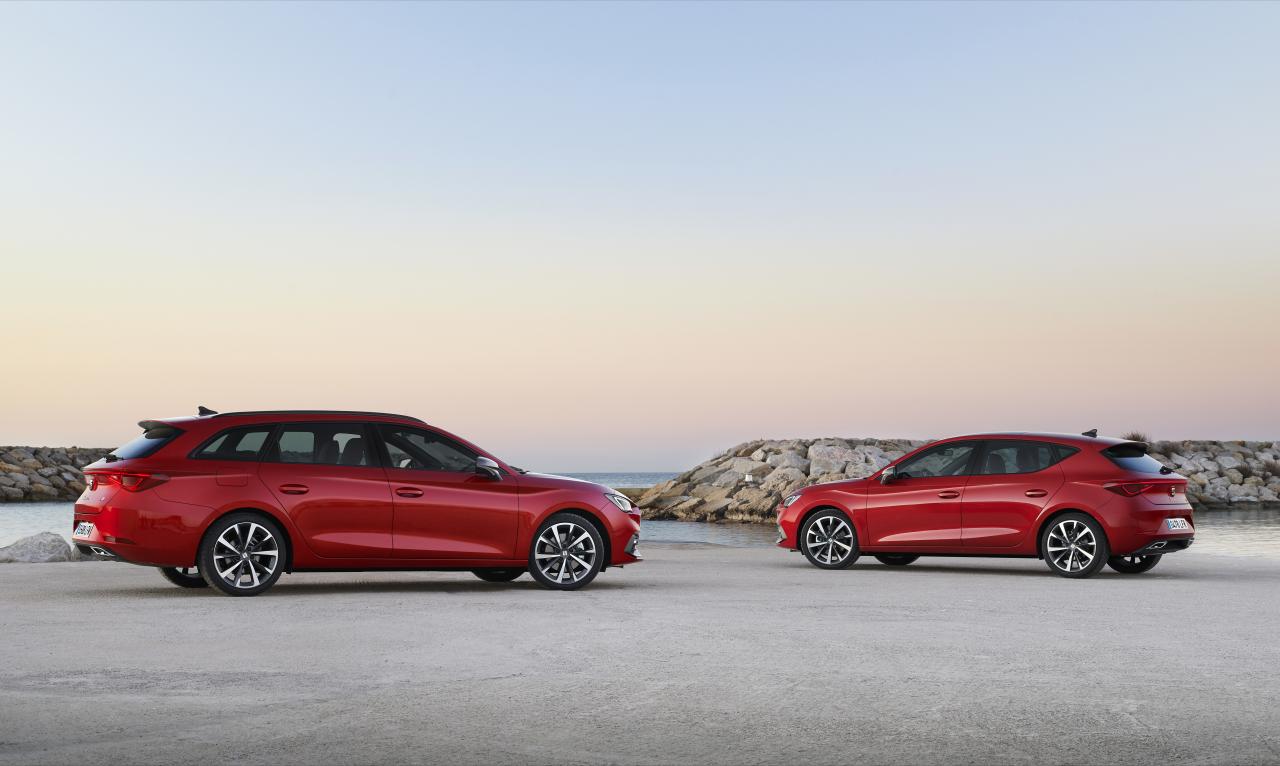 Seat Leon BU1.jpg Seat Leon Kombi und Seat Leon Fünftürer