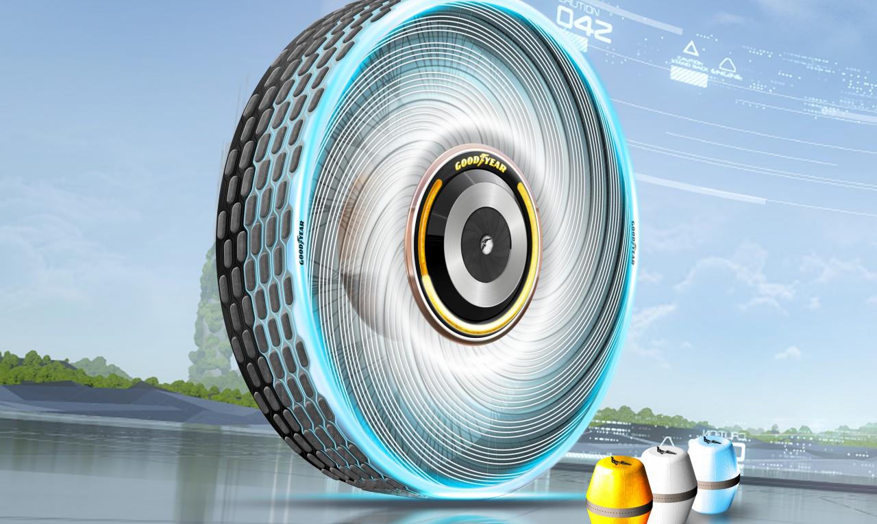 Goodyear reCharge Front Seite mit Kapseln