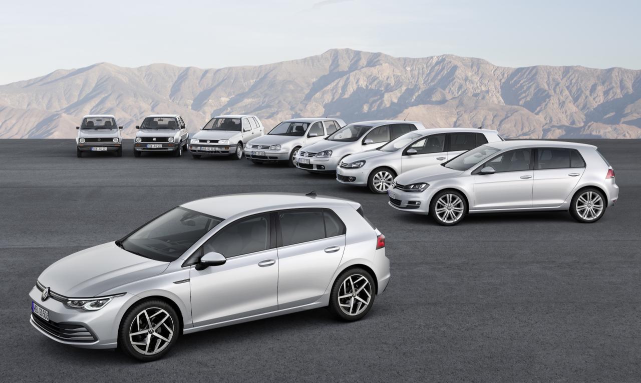 VW Golf 1 bis 8