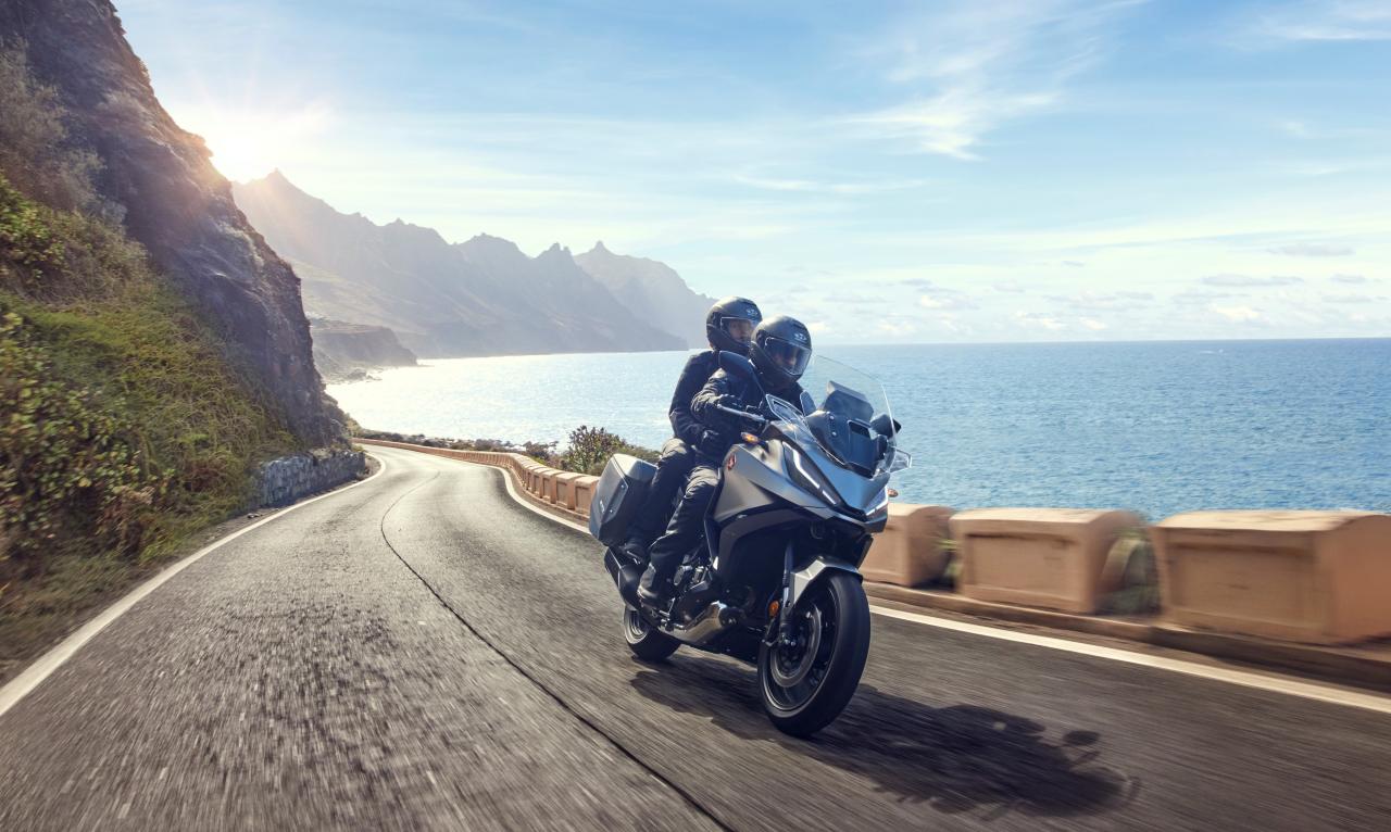 Honda NT1100 Front/Seite in Fahrt