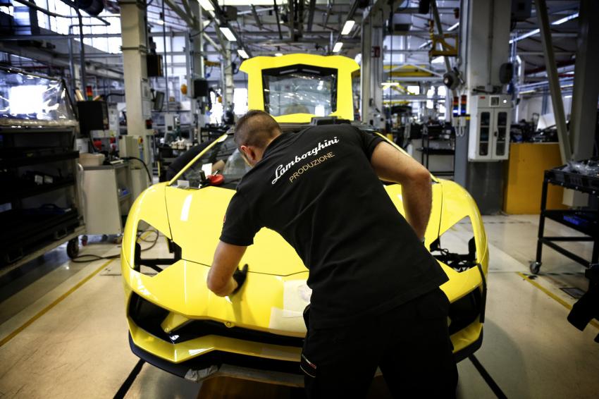Produktion Lamborghini Aventador