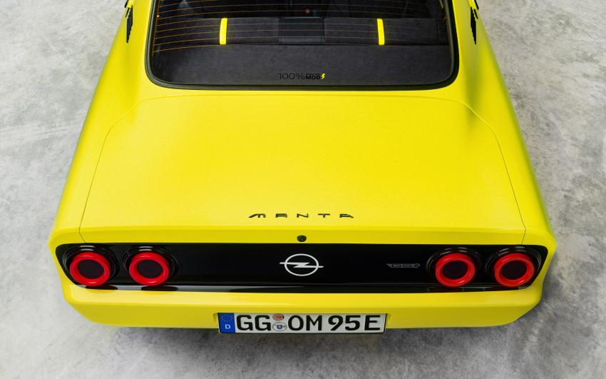 Opel Manta GSe ElektroMOD Heck