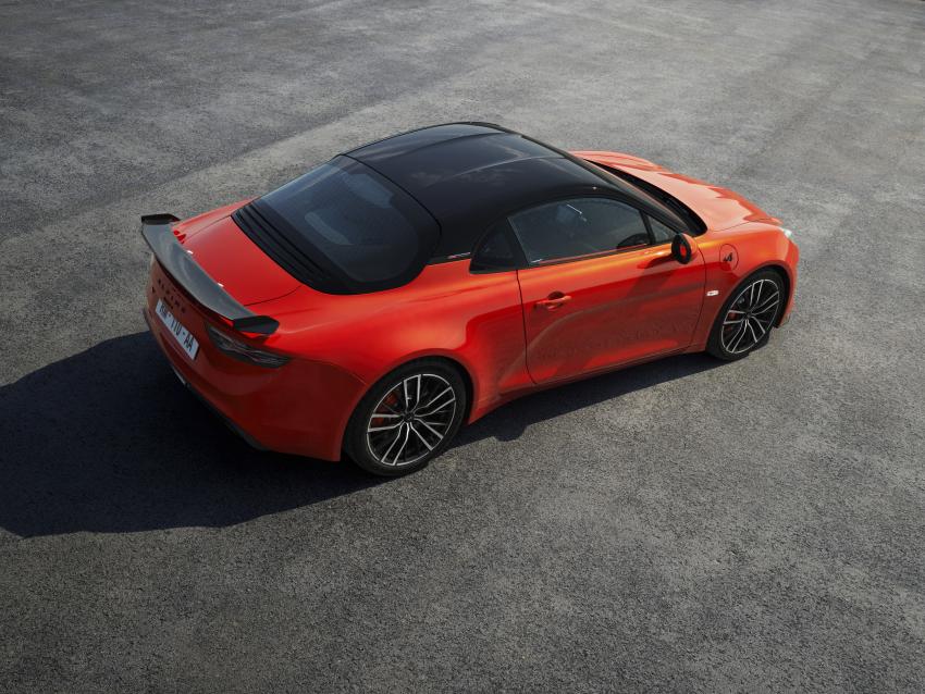 Alpine A110 3.jpg Alpine A110 S Heck Seite von oben