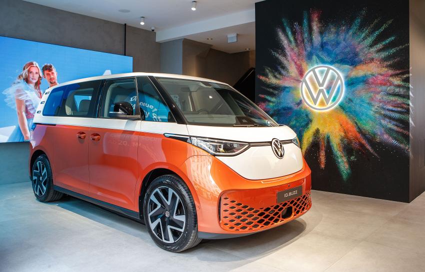 VW ID.Buzz dreiviertel Frontalansicht