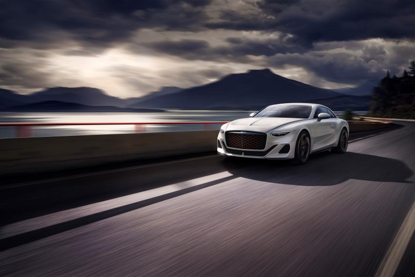 Bentley Mulliner Batur in Fahrt