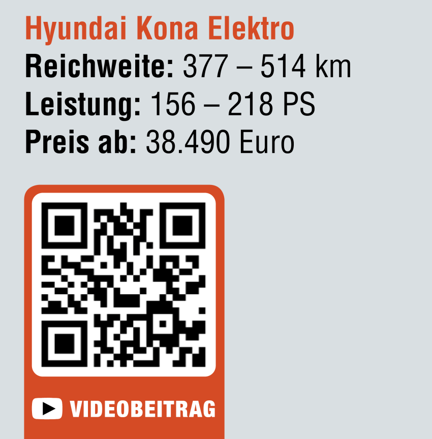 Hyundai Kona Elektro Factbox
