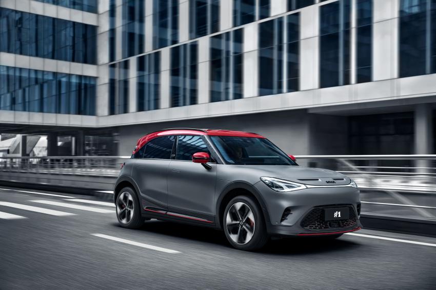 Smart #1 Brabus Front/Seite in Fahrt