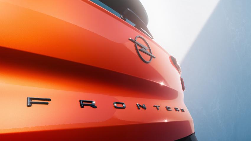 Opel Frontera Detail Schriftzug Heck