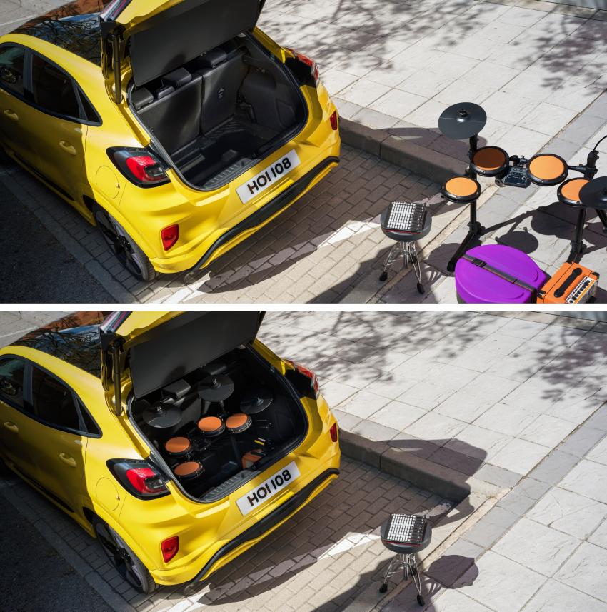 Bild 2_Ford.jpg Ford Puma Gen-E Heck/Seite mit offener Kofferraumklappe