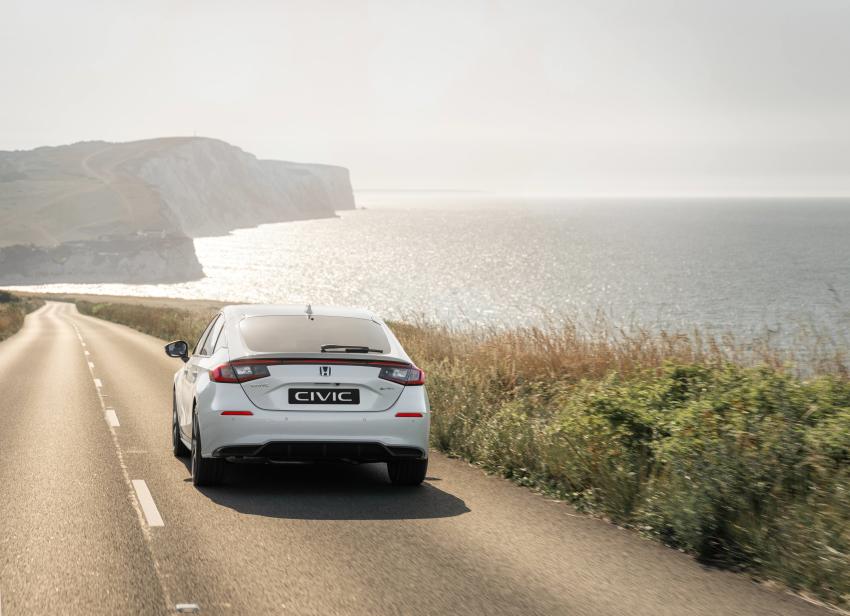 Honda Civic Heck in Fahrt