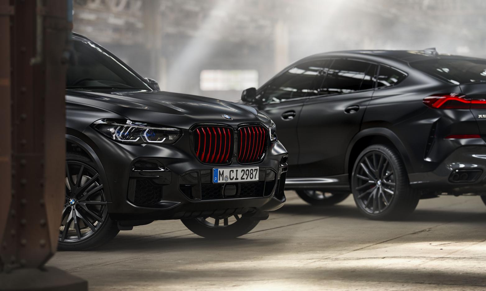BMW X5 und BMW X6 Edition Black Vermilion