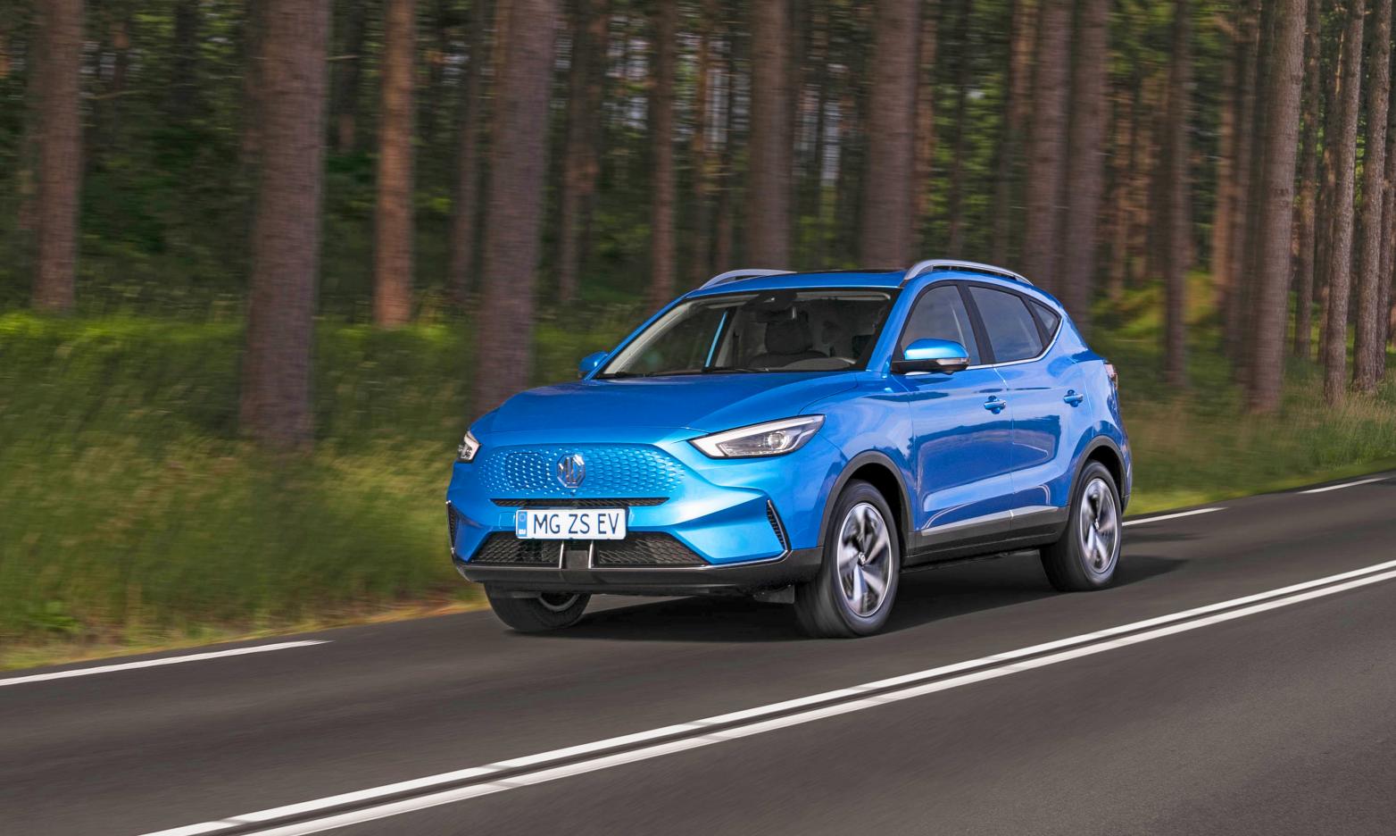 MG ZS EV Facelift Front