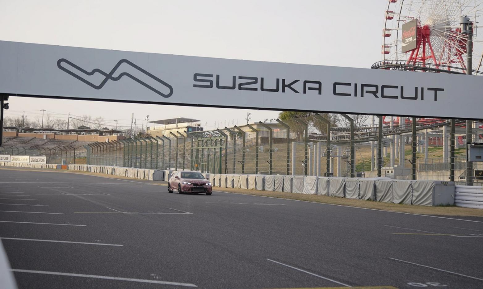 Honda Civic Type R in Fahrt