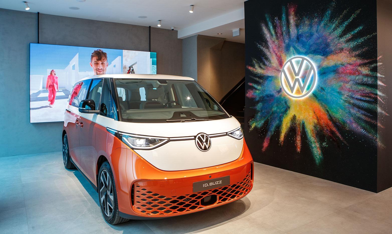 VW ID.Buzz dreiviertel Frontalansicht