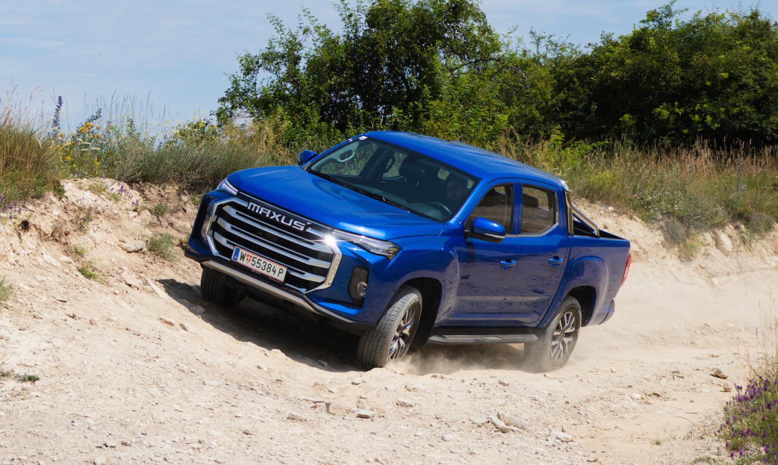 Maxus T90 EV Front Schrägfahrt