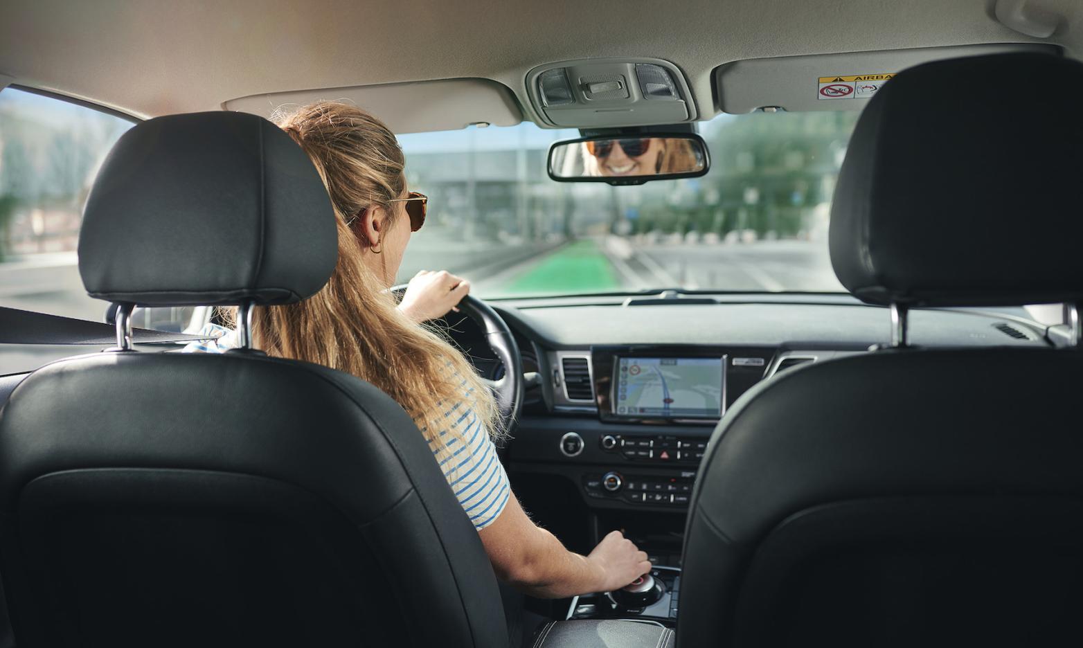 ASFINAG Mautstation Sicht aus Auto